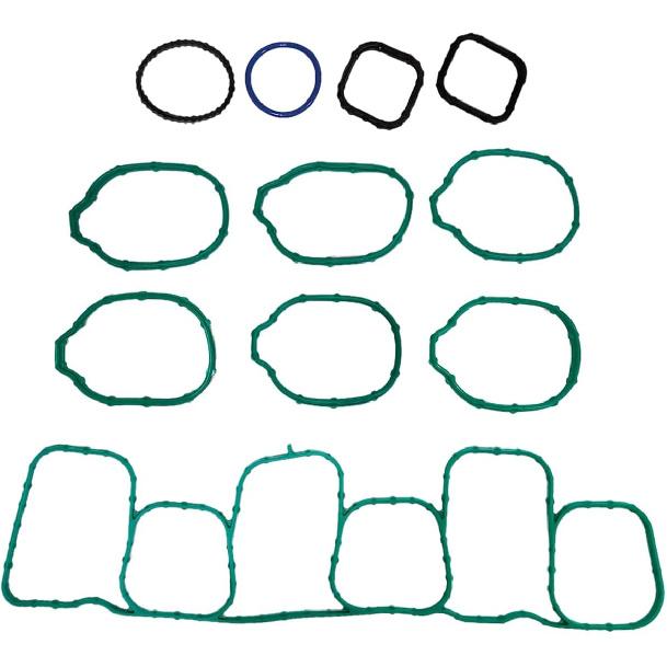 Engine Intake Manifold Gasket Kit Fits for Ford F-150 Mustang Edge for Lincoln MKZ MKX 3.5L-3.7L V6 DOHC 2011-2015