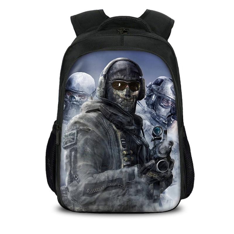 Рюкзак Call of Duty с двойным дном Прочный, Модный, Большой вместимости Лучший подарок на день рождения для школьника и школьницы