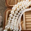iF ME Elegant White Imitation Choker Necklace Big Round Beads Wedding Necklace for Women Charm Fashion Jewelry