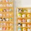 Wall Mounted 8 Layers Display Cabinet Transparent Lid Figures Storage Cabinet  for Home