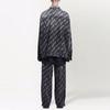 Balenciaga Allover SS22 Denim Jacket Men's Gray 681690TMW211052