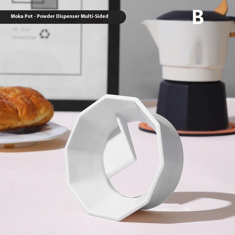 Универсальный темпер для кофе для гейзерной кофеварки, роторное дозирующее кольцо для порошка, распределитель-выравниватель кофе, материал АБС пищевого класса, инструмент для эспрессо