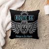 RRoute  Office Cushion Pillowcase Car Cushion CoverXCM Lumbar Pillowcase Sofa Pillowcover