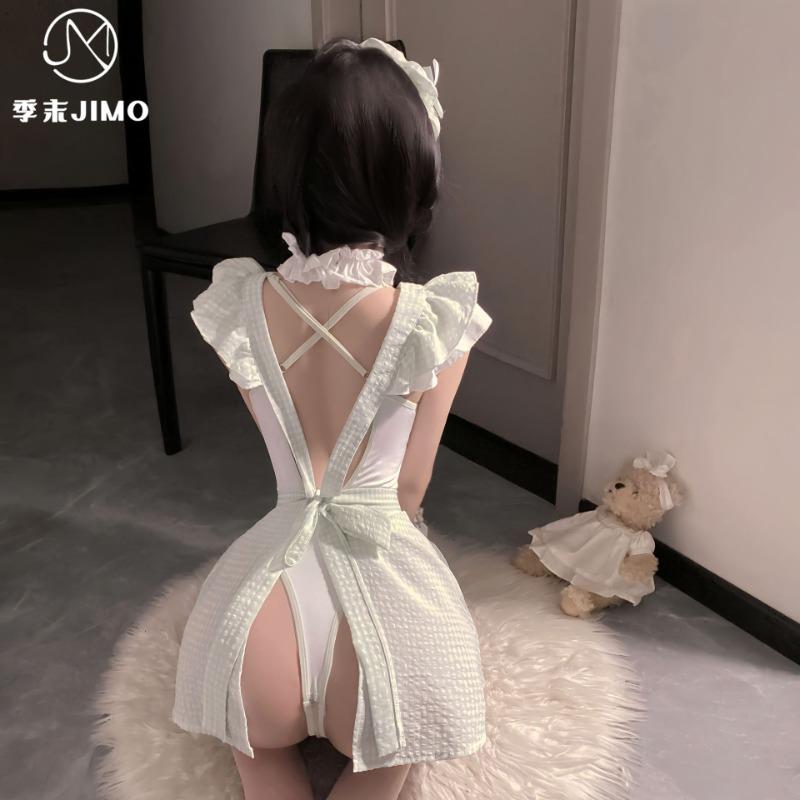 Sexy lingerie season end "mashed taro bear" sweet pure little chef sexy little maid uniform