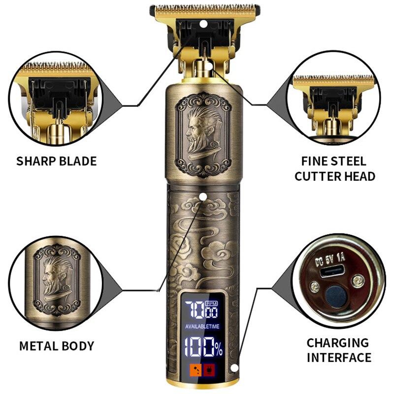 T9 мужская бритва для контуров, 1 комплект, машинка для стрижки волос, Т-образный триммер для резьбы, 0 мм, триммер для слуха, машинка для стрижки тримара, резак для лысины