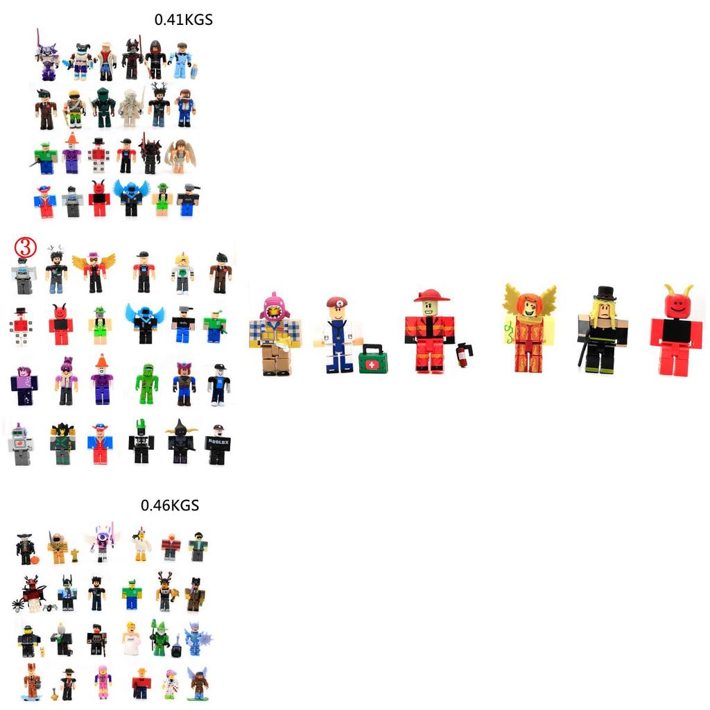 Яркий набор из 24 фигурок персонажей игр Roblox. Идеально подходит в качестве подарка для детей.