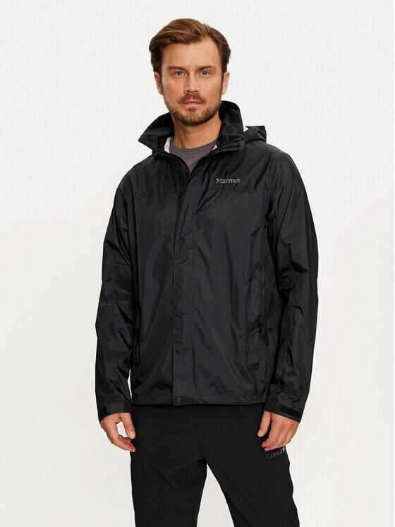 Куртка Marmot PreCip Eco с капюшоном легкая черная