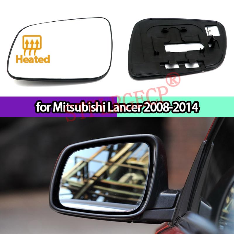1 PC Door Wing Mirror Glass Heated Left Right Side Rearview Mirror Heating Accessories for Mitsubishi Lancer 2008-2014