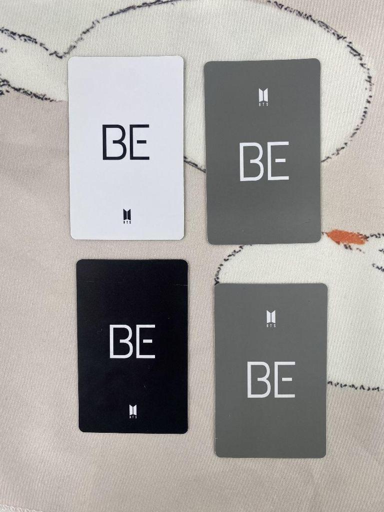 [Б/У] BTS BE Звук Джин Счастливый Доллар Торговая Карта Bangtan Boys