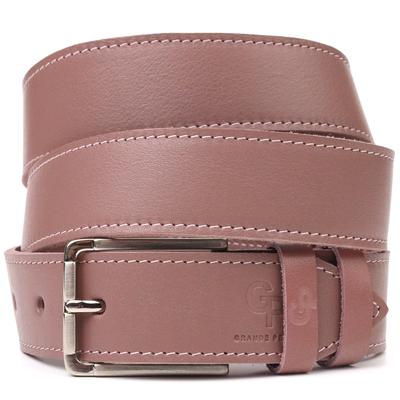 Интересный женский кожаный ремень GRANDE PELLE Leather Belt 21459 Розовый