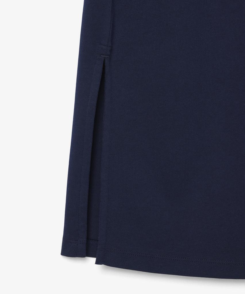 Женское платье-футболка LACOSTE с отделкой кантом Ef9855-56G 3Ui