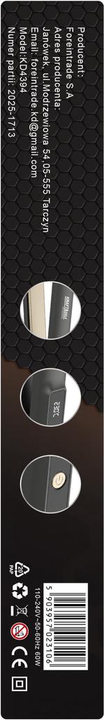 60W Hair Straightener KD4394