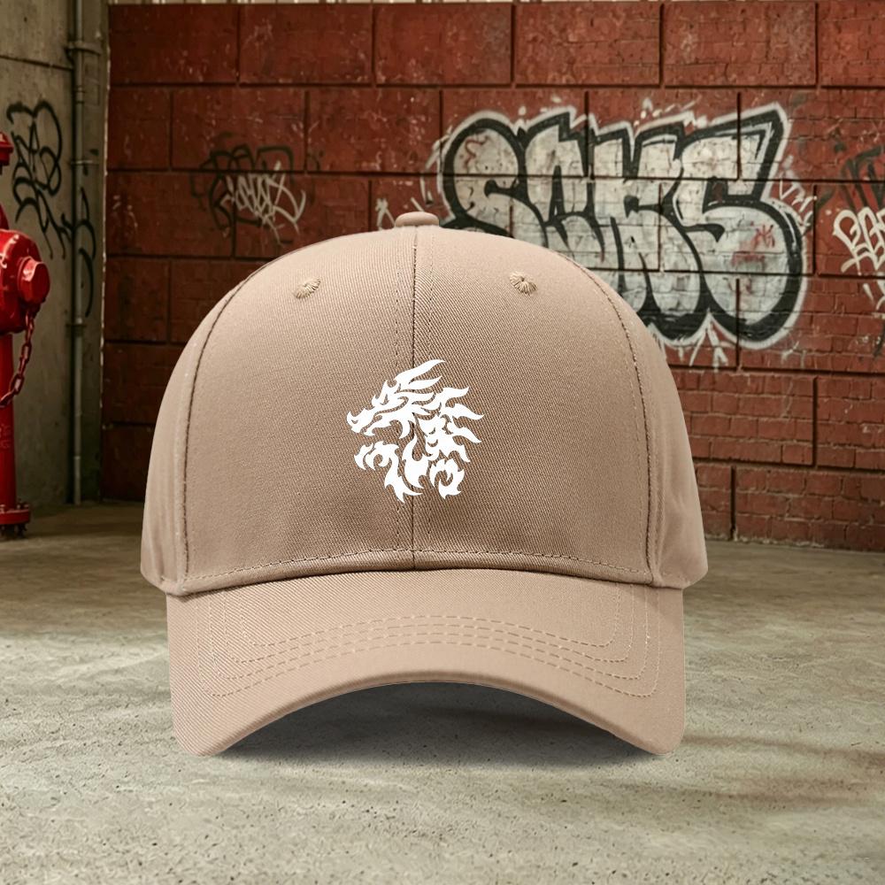 pc Outdoor Leisure Cap with Adjustable Twill Baseball Cap Featuring Dragon Pattern Lightweight Printed Craft WomenS Hat
