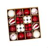 44 Count Christmas Balls for Tree Decor, Shiny Hanging Ornaments Collection