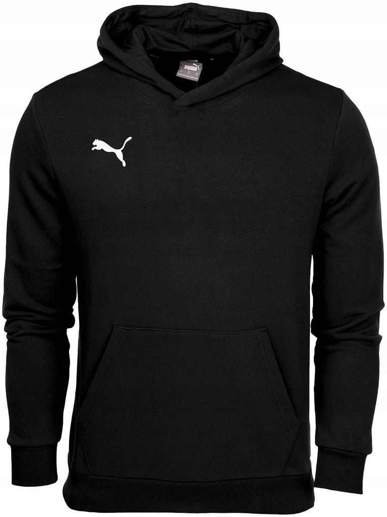 Y4757 PUMA teamGOAL sweatshirt kangaroo hood cotton CHILDREN 116