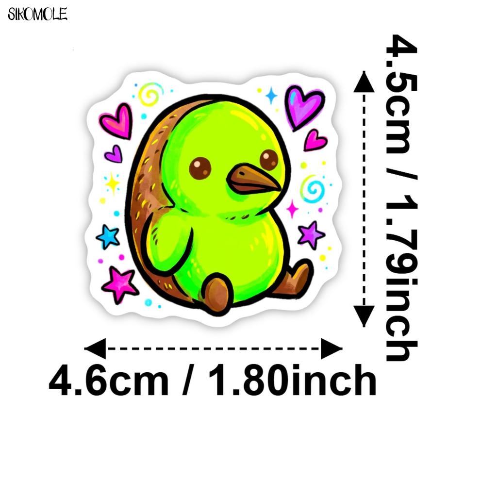 10 30 50Pcs Cartoon Animal Cute Stickers Shining Food Diy Book Skateboard Guitar Luggage Suitcase Decoration Graffiti Sticker