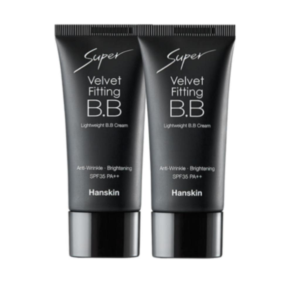 Hanskin Супер Вельветовый Тональный BB-крем SPF35 PA++ 30 г Набор 1+1