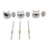 3 Sets Needle Fluid Nozzle Air Cap Kit H 827 1.4 1.7 2.0mm Stable Performance Brass Plastic Fluid Tip Size Set Up