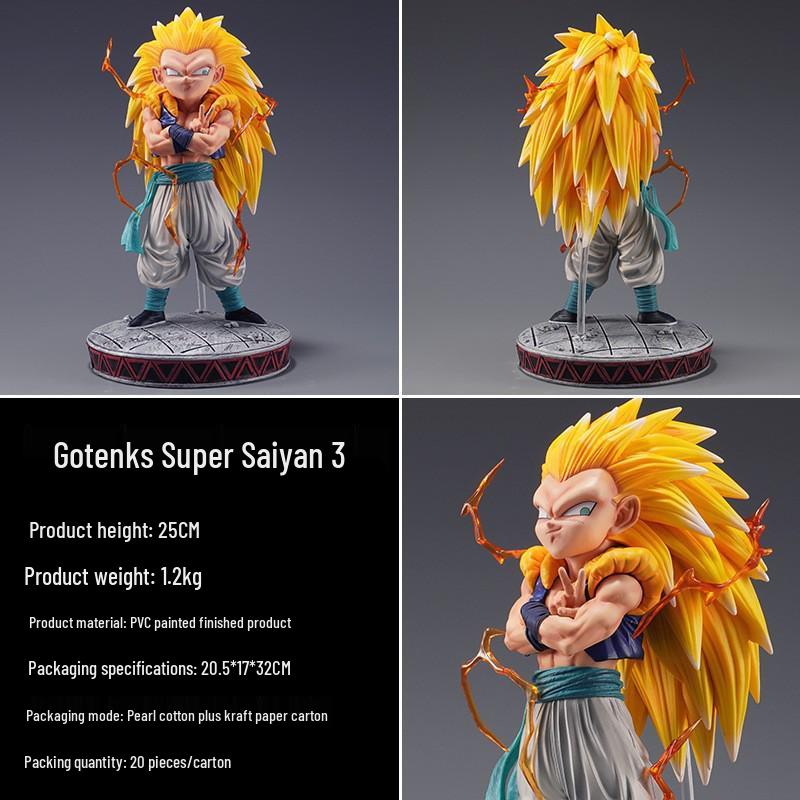 Супер Сайян 3 Готенкс Dragon Ball Аниме Фигурка Модель GK Резонанс.