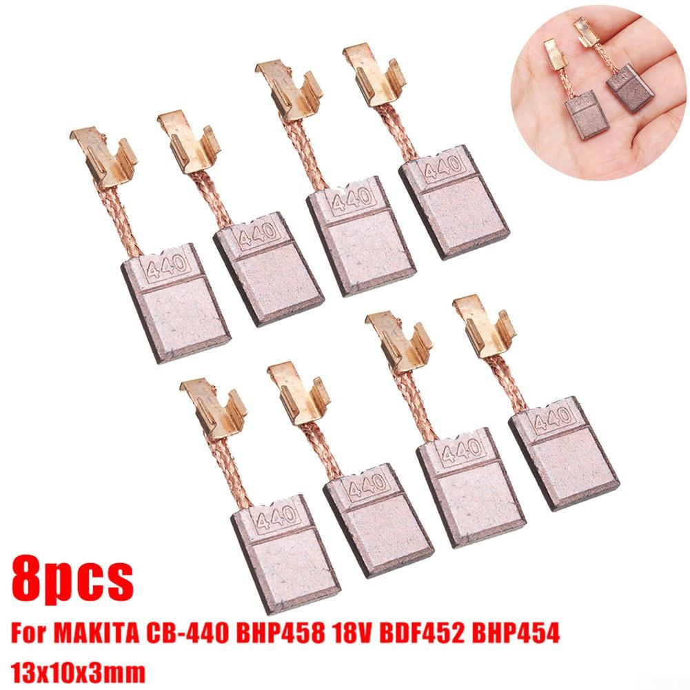 BDF452 BHP454 Угольная щетка для CB-440 BHP458 18V 8 шт.