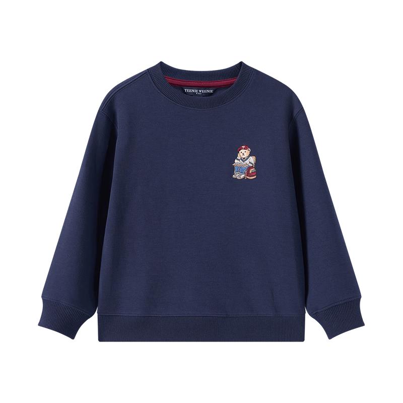 Teenie Weenie Kids Casual College-Style Crewneck Sweatshirt