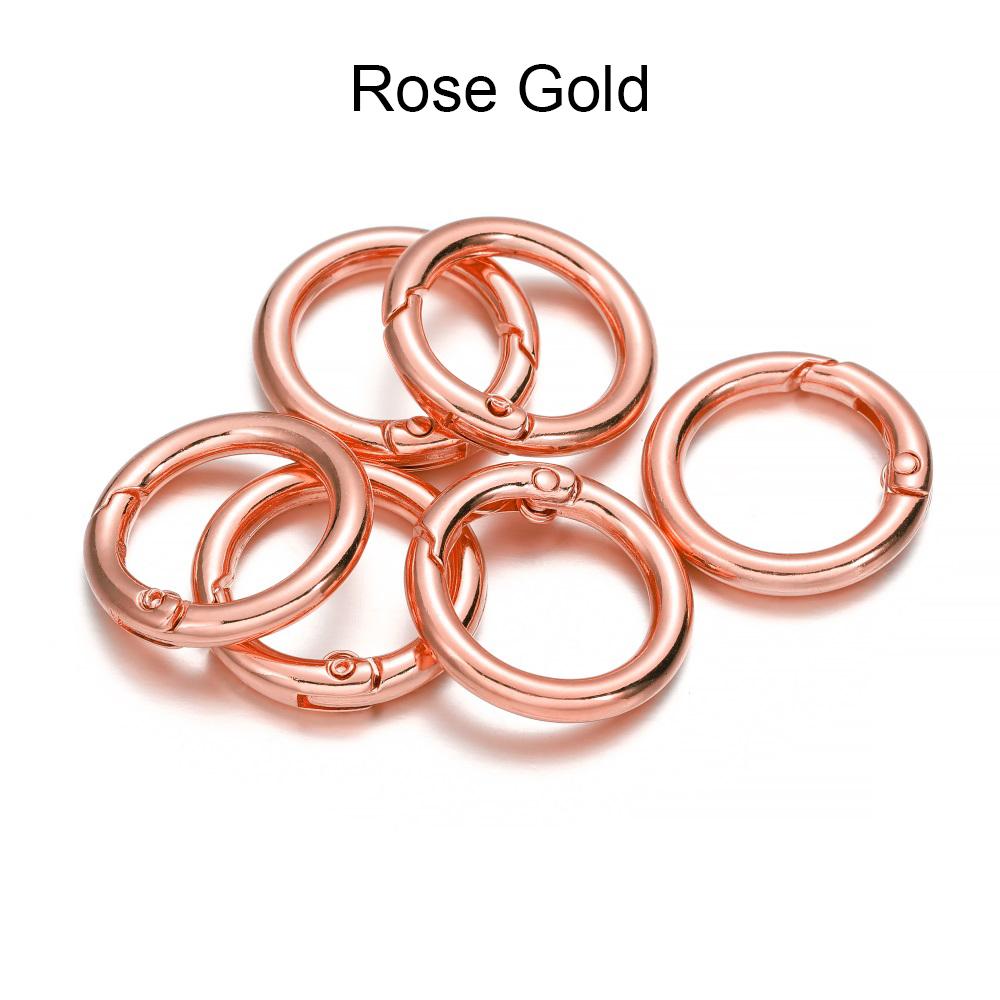 5 шт., пружинные уплотнительные кольца, пряжки, зажимы, карабины, крючки для изготовления ювелирных изделий своими руками, аксессуары