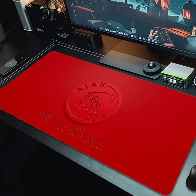 AFC Ajax Custom Name Large Size Mouse Pad Large Gaming Table Cushion Non-slip Laptop Tablet Big Mousepad XXL Mat Mini PC Playmat With Lock edge