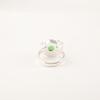 Green Cat's Eye Gemstone 925 Sterling Silver Handmade Jewelry Ring Bohemian Gift RR-48-40