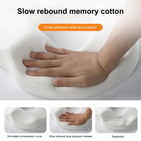 Подушка для сиденья для офисных работников, подушка для бедер из пены с эффектом памяти, ишиас, боль в копчике