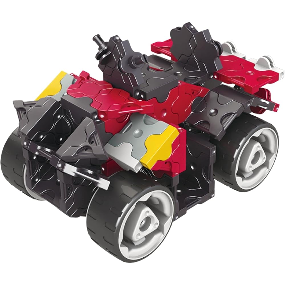 Конструктор Yoshiritsu LaQ Hamacron Constructor Racers с цветными деталями и креативным дизайном