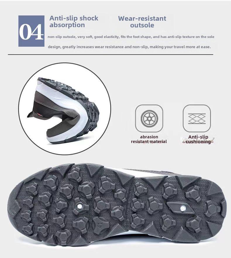Men's Non-Slip Wear-Resistant Soft-Soled Walking Shoes - Comfortable, Breathable, Casual Spring/Autumn Footwear
