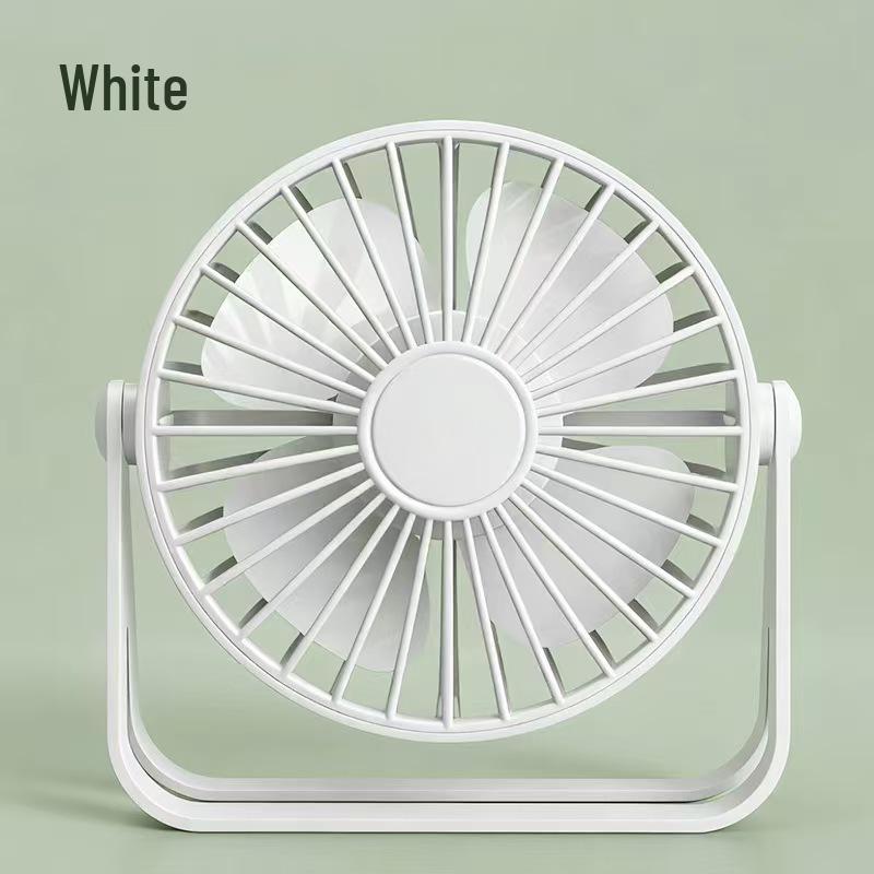 Yadu USB Rechargeable Desktop Fan - Small, Powerful Wind for Dorm and Office Use