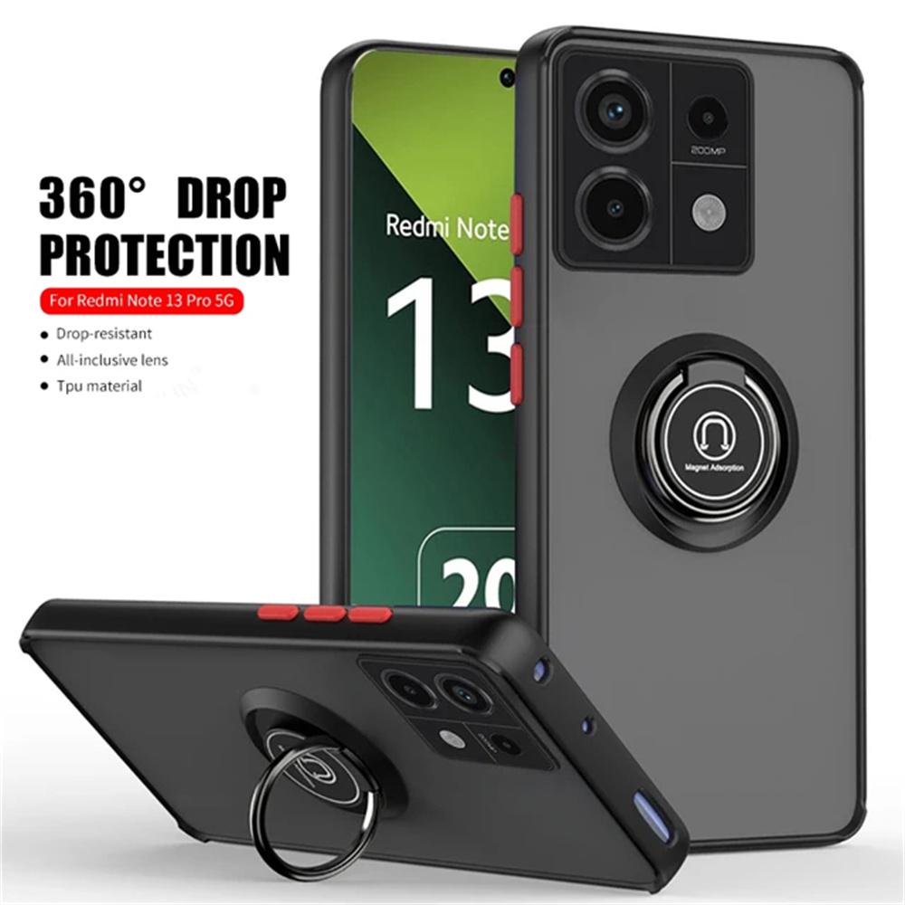 Противоударный бронированный чехол для Xiaomi Redmi Note 13 14 12 11 Pro Plus 11S 12S 10 9 Redmi 13C 12C 10C Магнитный держатель для телефона