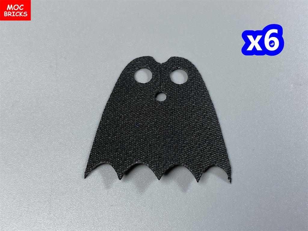 Нетоксичные кубики Moc Серия Бэтмен Плащ 4см Фигурка Тело Шлем Головной убор Частицы DIY Игрушки Детские Подарки на День Рождения