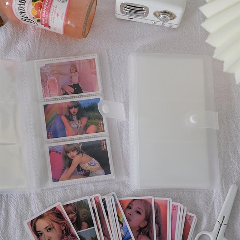 3inch Photocard Holder Idol Cards Collect Book Transparent Photo Picture Album Idol Photocards Holder Kpop ID Card Picture Card