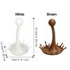 Plastic Milk Splash Cup Rack 3D Printed Water Spray Cup Holder Table Ornament  Photography Prop