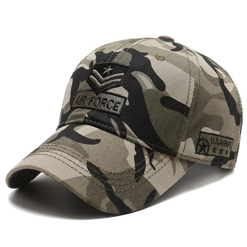 Hip Hop Army Cap US Air Force Mens Baseball Caps Sports Tactical Hat Navy Camo Snapback Hats Outdoor Jungle Sun Hat