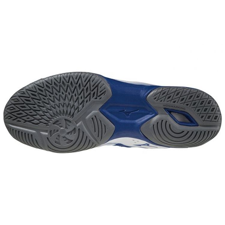 Mizuno Кроссовки унисекс Wave Kaiserburg 7 Бело-Синие 81GA222027