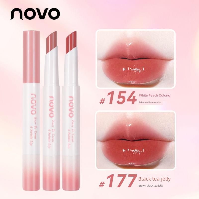 Nude Color Lipstick Stick, Lip Gloss for Women, Non-Fading, Non-Stick Cup, Low Saturation for Autumn and Winter, Natural Makeup, Niche Brand