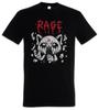 A Rage Mens T-Shirt Yeti Aggretsuko Fun Heavy Music DJ Metal MC Rap Electro