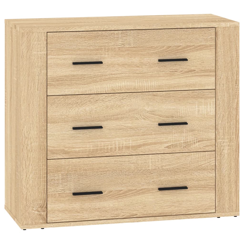 Sideboards 3 pcs. Sonoma Oak Particleboard