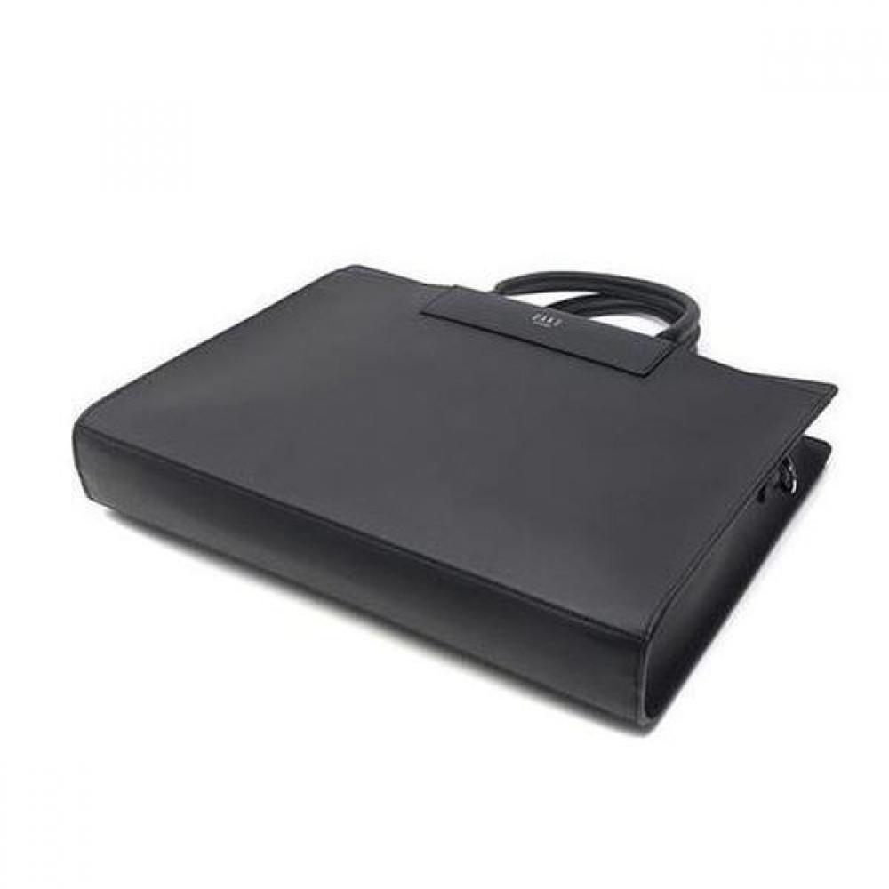 Daks Black Leather Crossbody Document Bag Dbba2f333