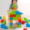 Bon Furniture Block Toy 88 Piece Set Large Educational Children's Puzzle Color Block Big