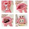 Милая сумка-кроссбоди Labubu, мультяшный рюкзак, кукла, сменная плюшевая сумка, детский рюкзак, мультяшная сумка, сумка через плечо, сумочка, подарок для девочки
