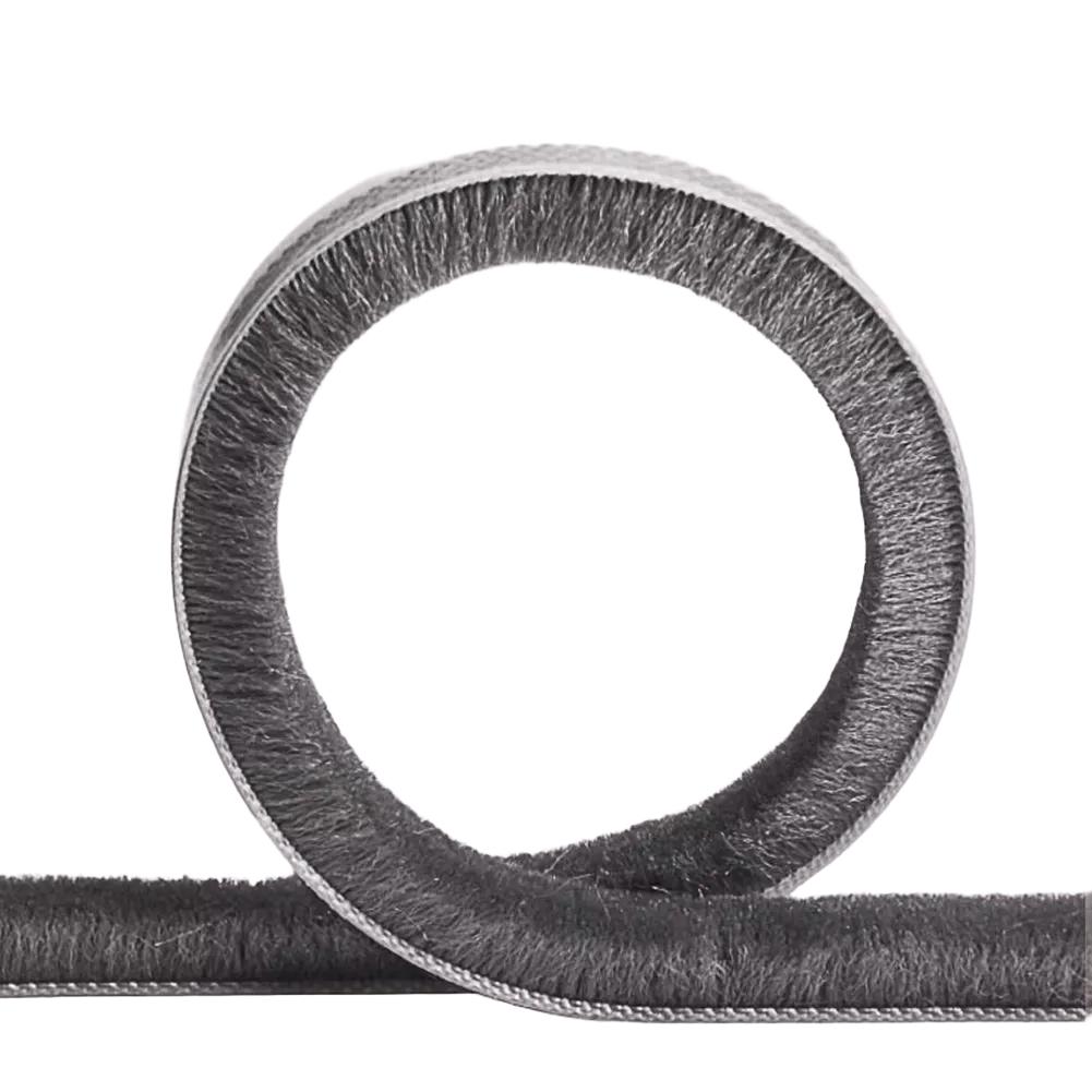 Door Bottom Seal Strip Under Door Draft Stopper Door Bottom Seam Sealing Strip Brush Weatherstrip Anti-Cold Gap Blocker Hardware