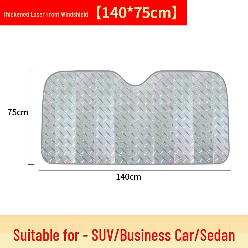 Laser Heat-Insulating Car Sunshade Visor for Windshield