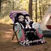 Personalized Custom Name Blanket - Demon Slayer character theme Print Design,Blanket for Sofa,Bed,Travel,Camping - Soft and Warm, Great Gift