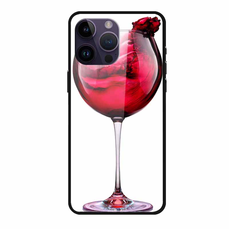 Закаленное Стекло Чехол Для iphone 15 Pro Max Чехол Жесткое Стекло Задняя Крышка Мягкий ТПУ Бампер Для iphone 16 Pro Max Чехол для Телефона 16Pro Max