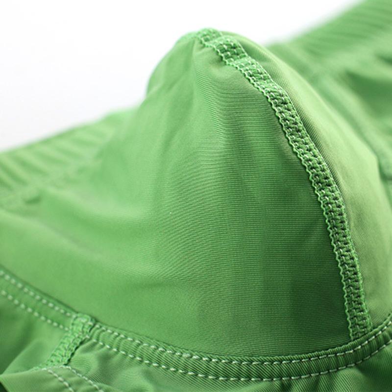 Мужские простые повседневные трусы-боксеры с низкой посадкой, однотонные, комфортные, с 3D-карманом, интимное белье