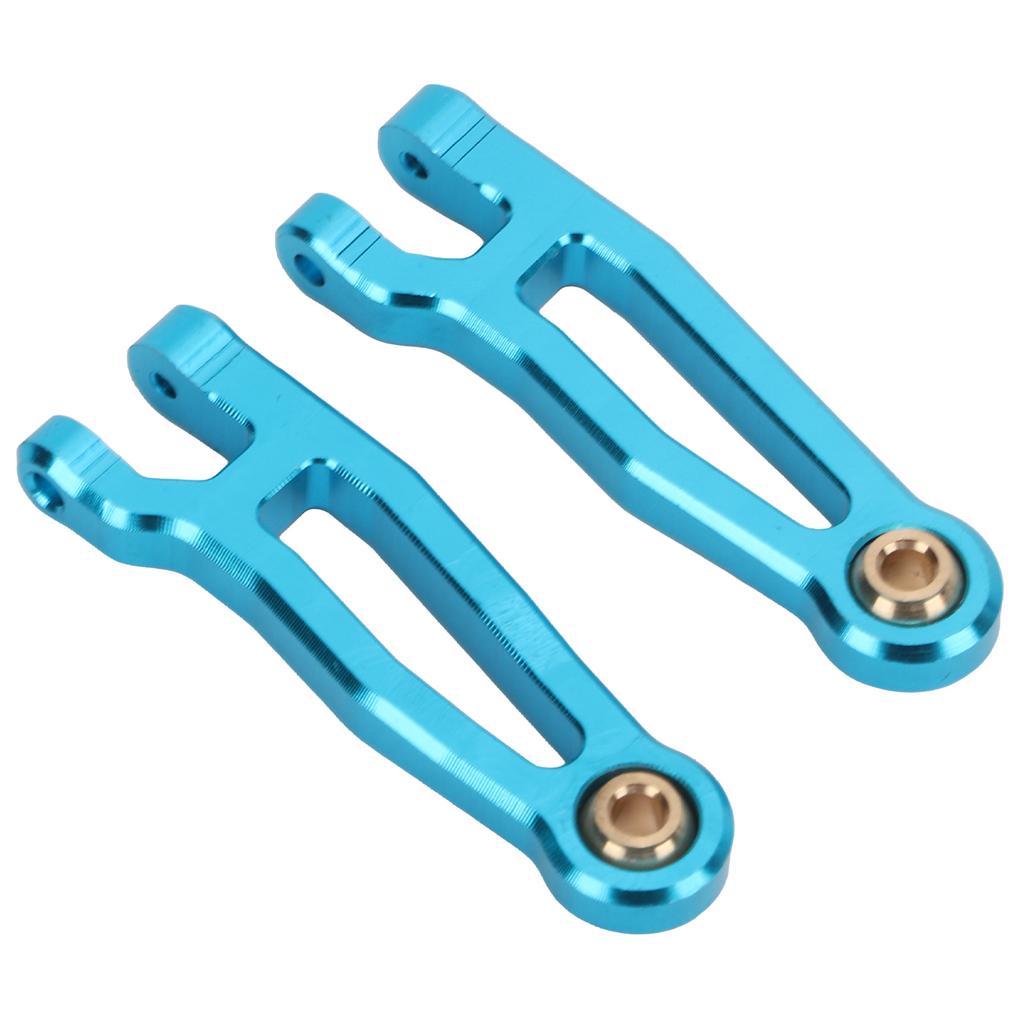 2Pcs RC Car Swing Arm Reduce Bumps High Strength RC Metal Swing Arm for SG1603 SG1604 UD1601 UD16024 1 16 RC CarBlue